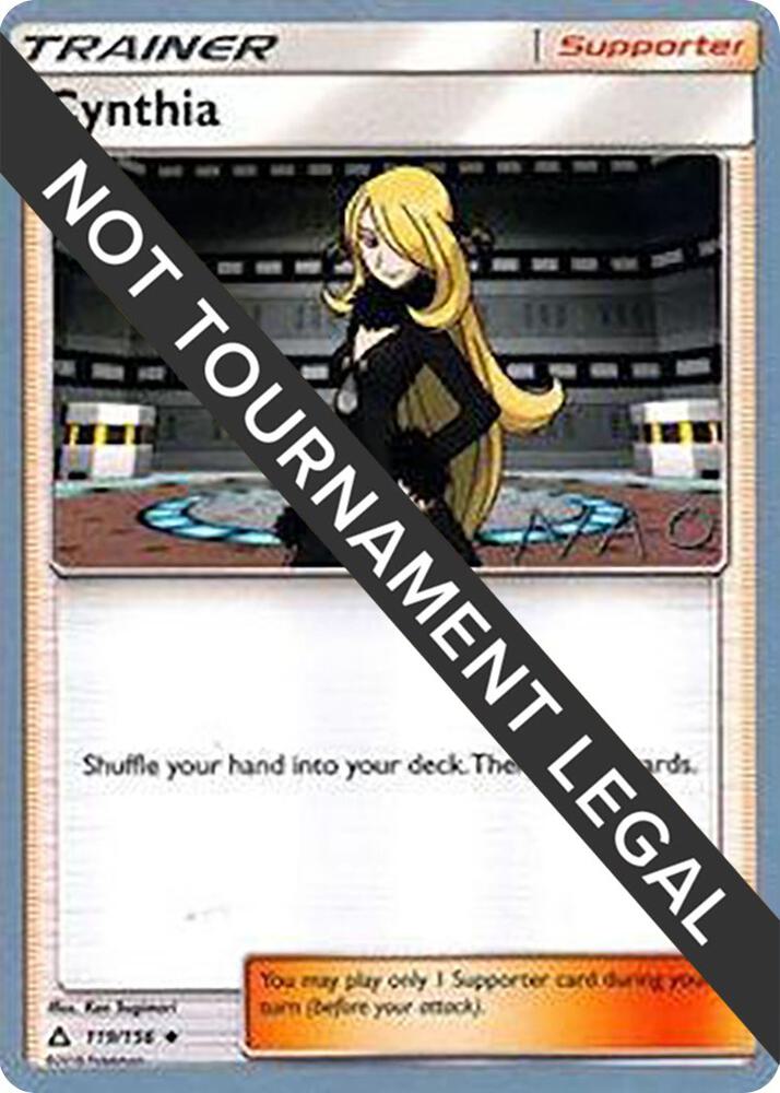 Cynthia - 2018 (Naohito Inoue) 119/156 Uncommon World Championship Decks Pokémon card