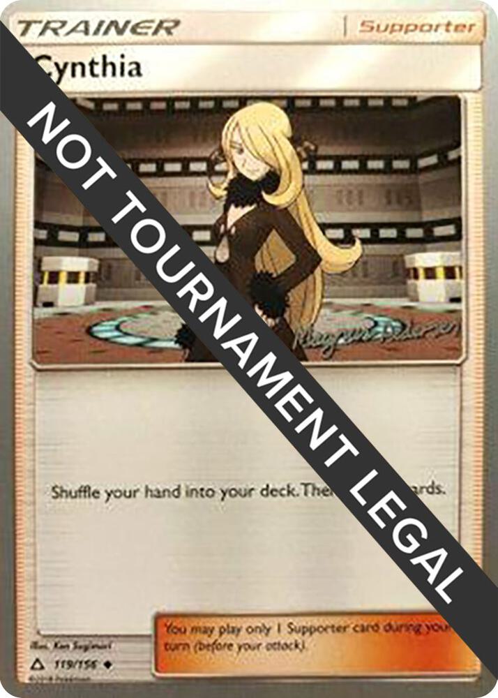Cynthia - 2018 (Magnus Pedersen) 119/156 Uncommon World Championship Decks Pokémon card