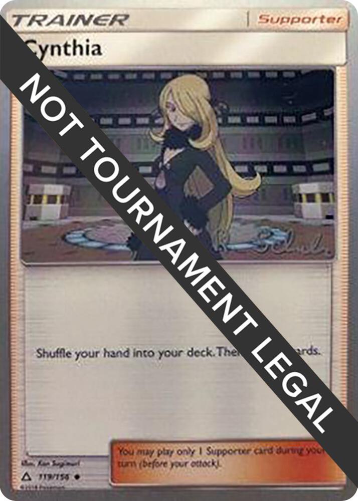 Cynthia - 2018 (Robin Schulz) 119/156 Uncommon World Championship Decks Pokémon card