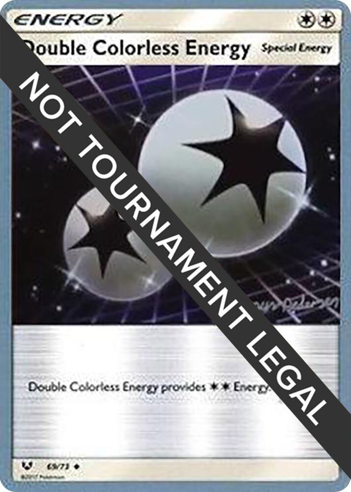 Double Colorless Energy - 2018 (Magnus Pedersen) 69/73 Uncommon World Championship Decks Pokémon card