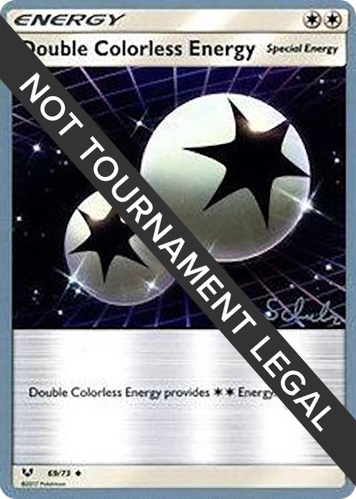 Double Colorless Energy - 2018 (Robin Schulz) 69/73 Uncommon World Championship Decks Pokémon card