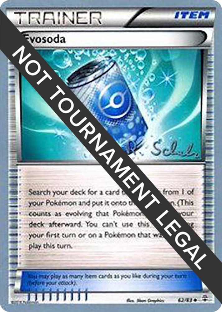 Evosoda - 2018 (Robin Schulz) 62/83 Uncommon World Championship Decks Pokémon card