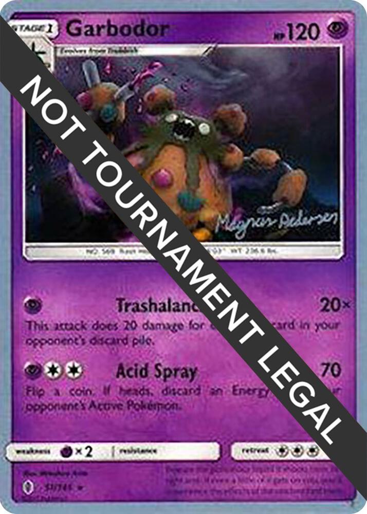 Garbodor (51) - 2018 (Magnus Pedersen) 51/145 Rare World Championship Decks Pokémon card