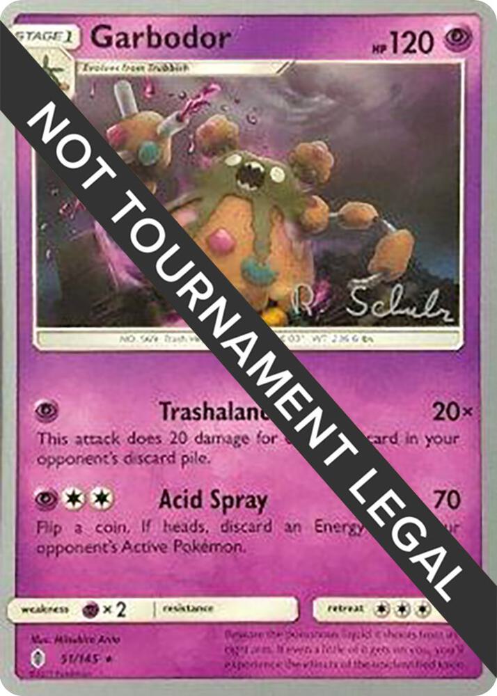 Garbodor (51) - 2018 (Robin Schulz) 51/145 Rare World Championship Decks Pokémon card