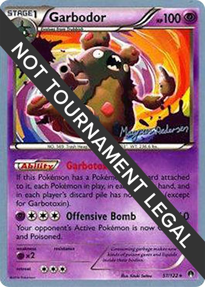 Garbodor (57) - 2018 (Magnus Pedersen) 57/122 Rare World Championship Decks Pokémon card