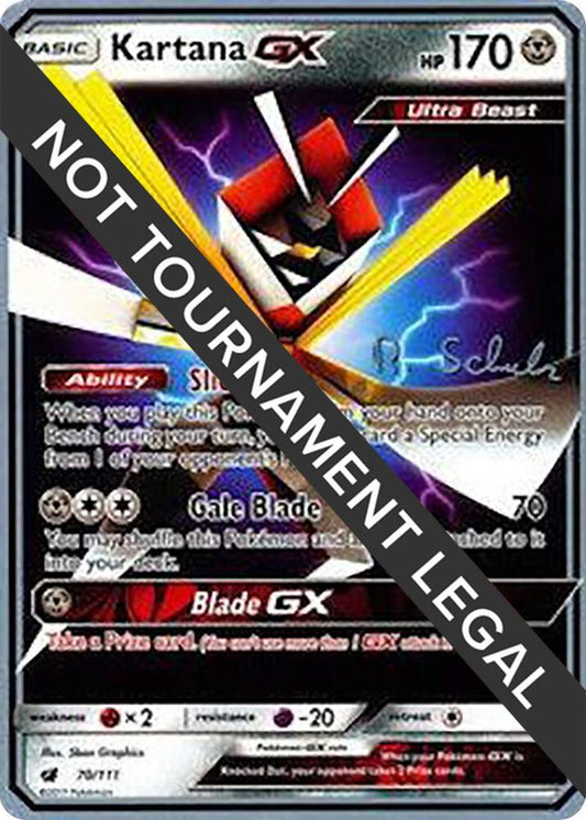 Kartana GX - 2018 (Robin Schulz) - 70/111 Ultra Rare World Championship Decks