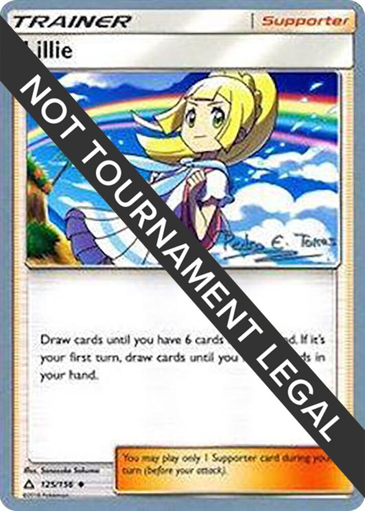 Lillie - 2018 (Pedro Eugenio Torres) 125/156 Uncommon World Championship Decks Pokémon card