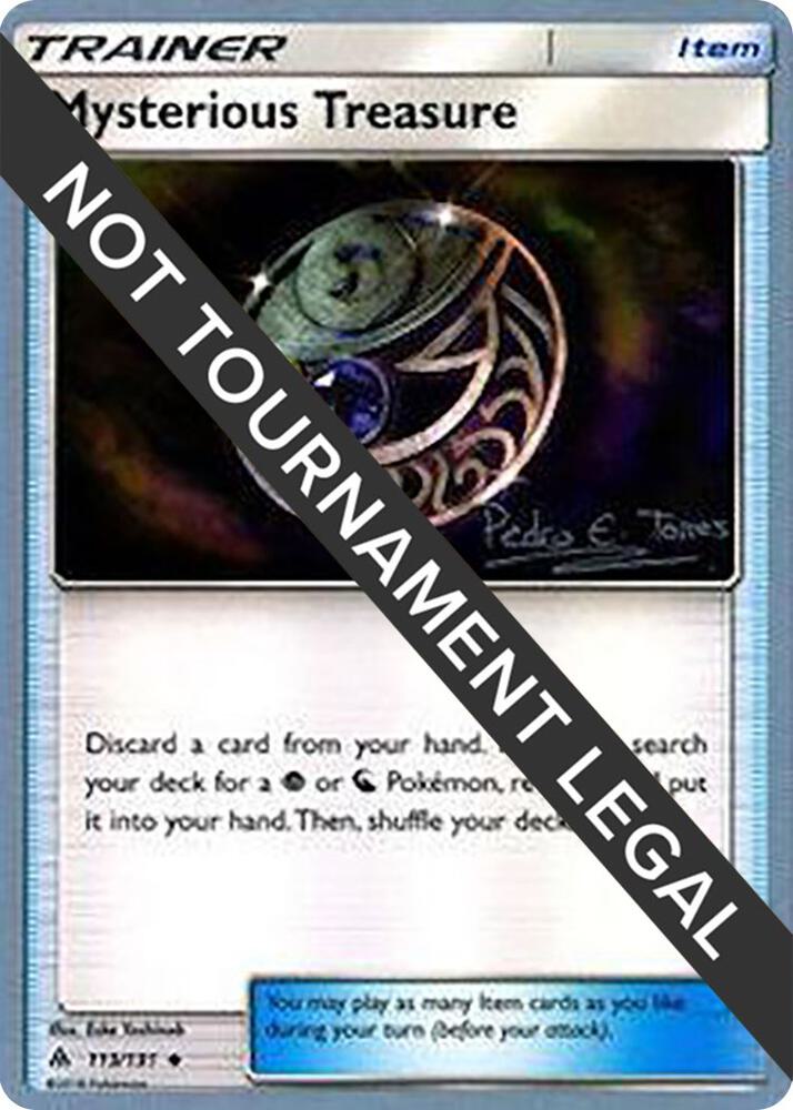 Mysterious Treasure - 2018 (Pedro Eugenio Torres) 113/131 Uncommon World Championship Decks Pokémon card