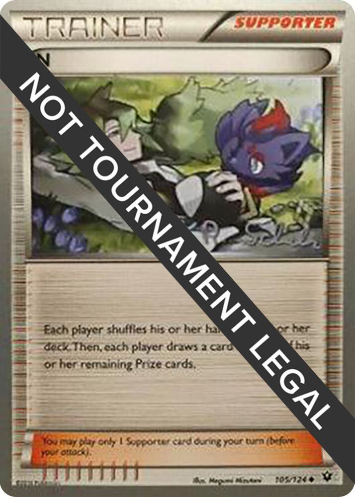 N - 2018 (Robin Schulz) 105/124 Uncommon World Championship Decks Pokémon card