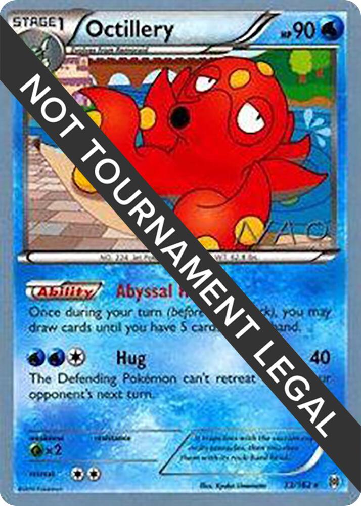 Octillery - 2018 (Naohito Inoue) 33/162 Rare World Championship Decks Pokémon card