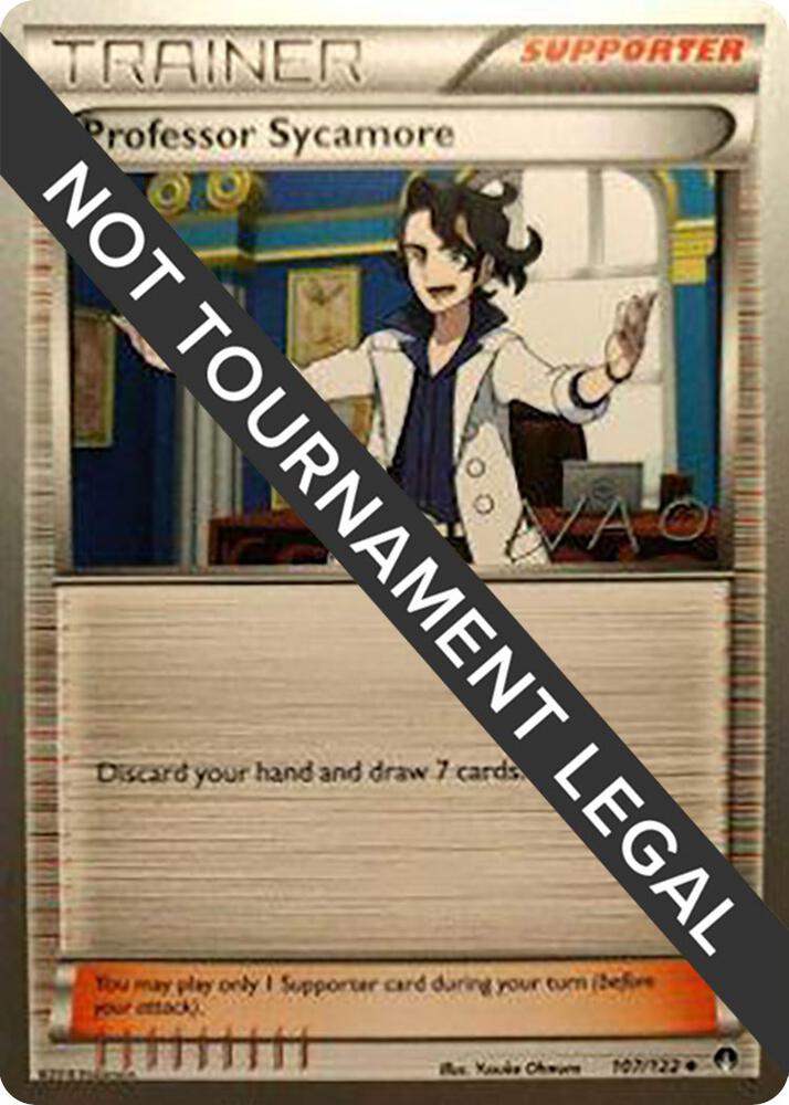 Professor Sycamore - 2018 (Naohito Inoue) 107/122 Uncommon World Championship Decks Pokémon card