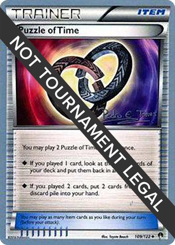 Puzzle of Time - 2018 (Pedro Eugenio Torres) 109/122 Uncommon World Championship Decks Pokémon card