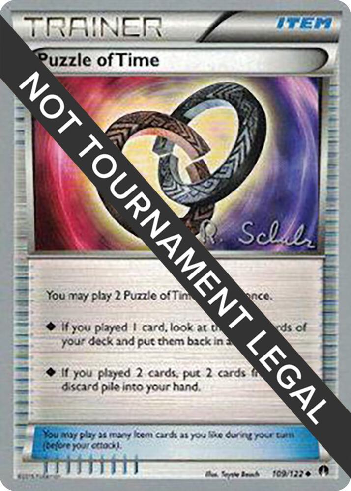 Puzzle of Time - 2018 (Robin Schulz) 109/122 Uncommon World Championship Decks Pokémon card