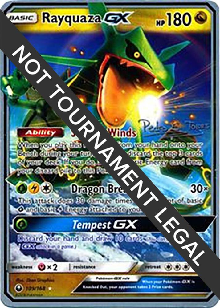 Rayquaza GX - 2018 (Pedro Eugenio Torres) 109/168 Ultra Rare World Championship Decks Pokémon card