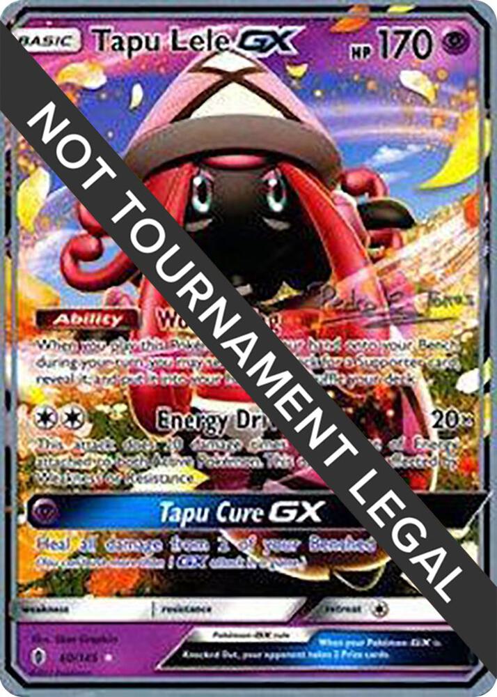 Tapu Lele GX - 2018 (Pedro Eugenio Torres) 60/145 Ultra Rare World Championship Decks Pokémon card