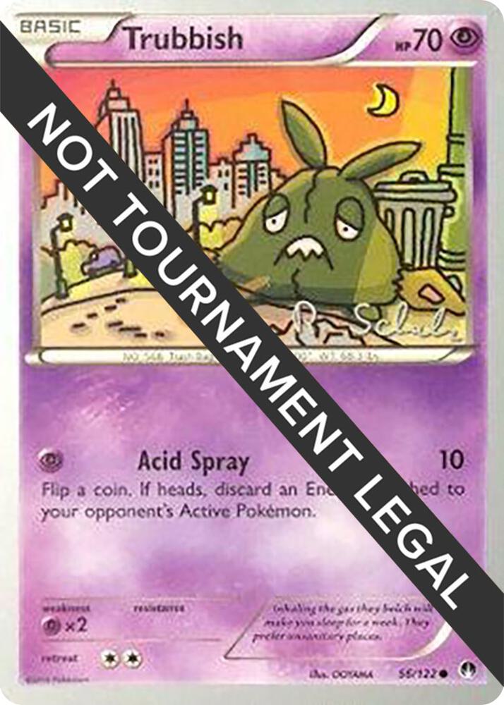 Trubbish - 2018 (Robin Schulz) 56/122 Common World Championship Decks Pokémon card