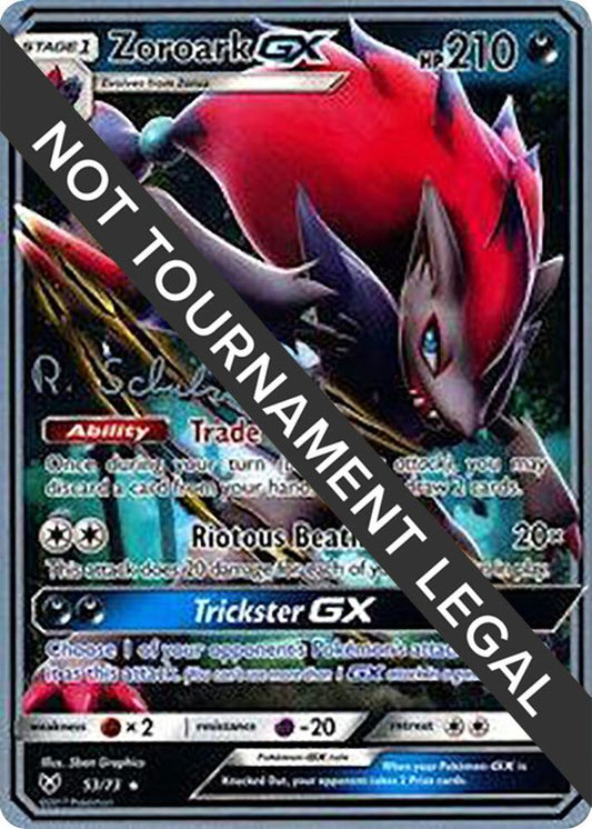 Zoroark GX - 2018 (Robin Schulz) 53/73 Ultra Rare World Championship Decks Pokémon card