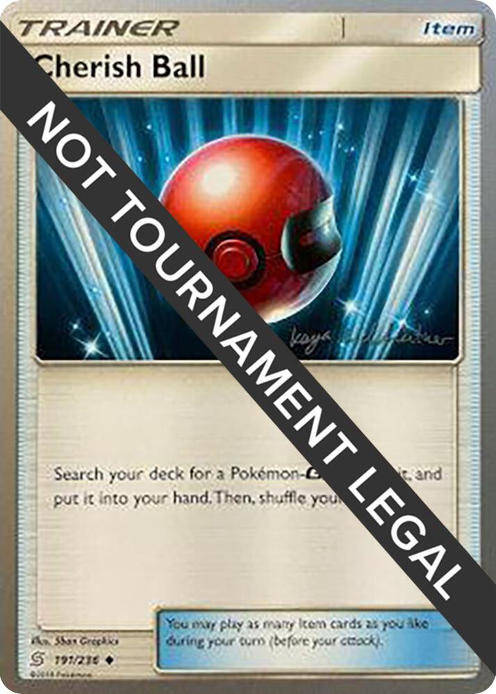 Cherish Ball - 2019 (Kaya Lichtleitner) 191/236 Uncommon World Championship Decks Pokémon card