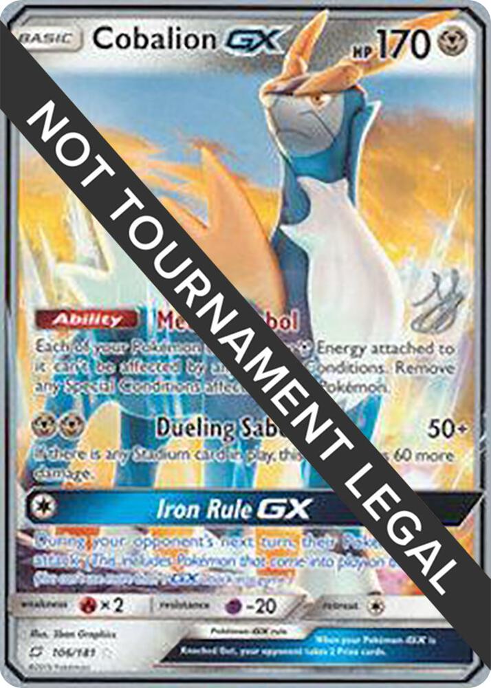 Cobalion GX - 2019 (Henry Brand) 106/181 Ultra Rare World Championship Decks Pokémon card