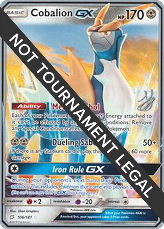Cobalion GX - 2019 (Henry Brand) - 106/181 Ultra Rare World Championship Decks