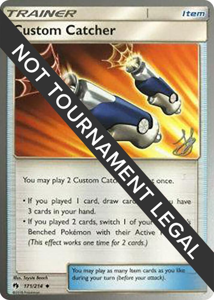 Custom Catcher - 2019 (Henry Brand) 171/214 Uncommon World Championship Decks Pokémon card