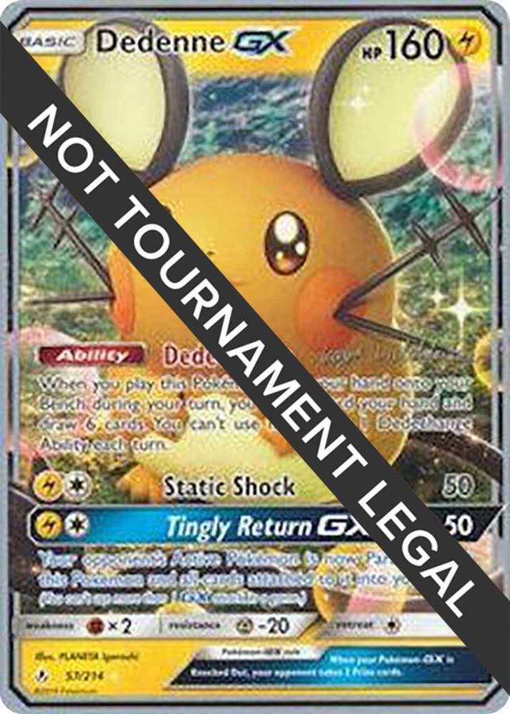 Dedenne GX - 2019 (Kaya Lichtleitner) 57/214 Ultra Rare World Championship Decks Pokémon card