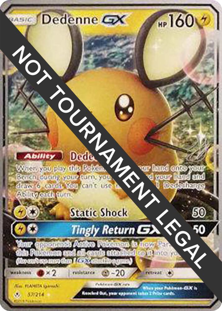 Dedenne GX - 2019 (Henry Brand) 57/214 Ultra Rare World Championship Decks Pokémon card