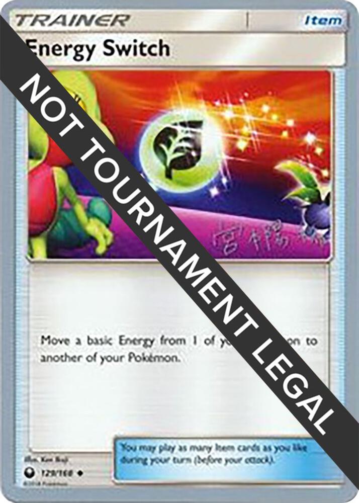 Energy Switch - 2019 (Haruki Miyamoto) 129/168 Uncommon World Championship Decks Pokémon card