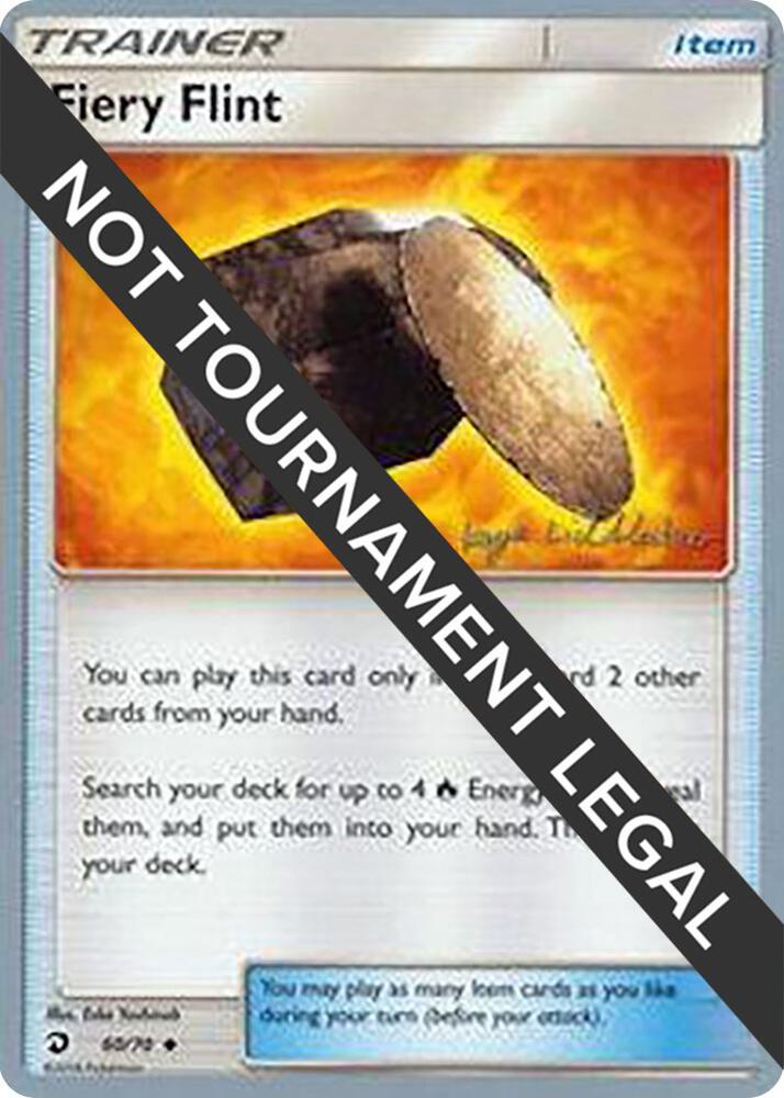 Fiery Flint - 2019 (Kaya Lichtleitner) 60/70 Uncommon World Championship Decks Pokémon card