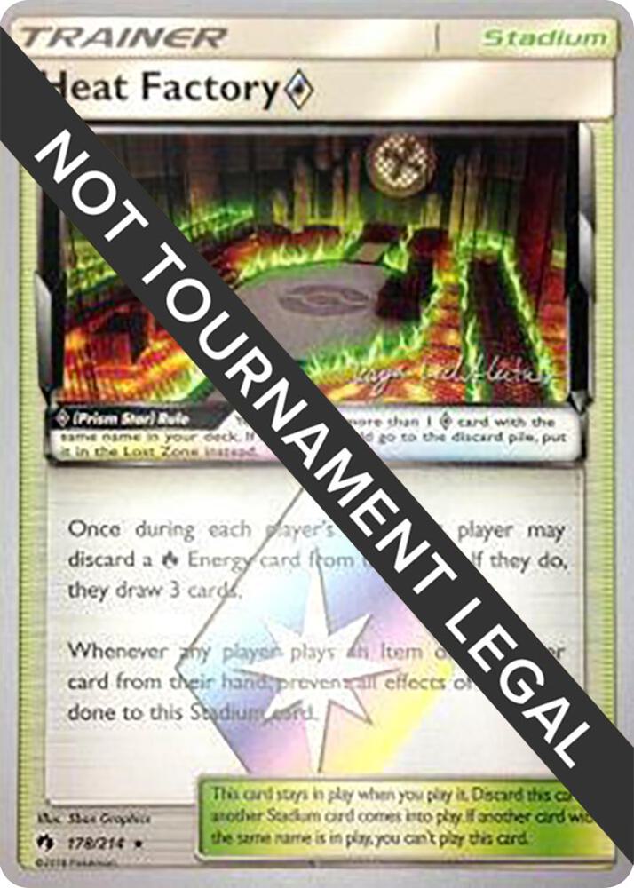 Heat Factory Prism Star - 2019 (Kaya Lichtleitner) 178/214 Prism Rare World Championship Decks Pokémon card
