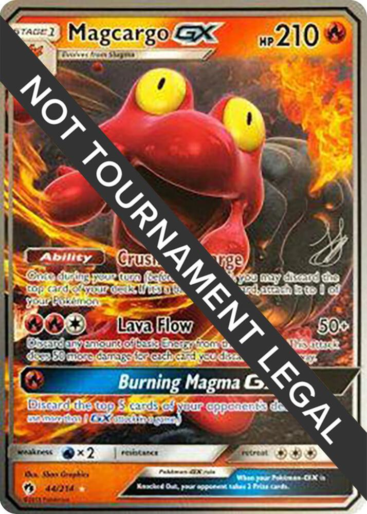 Magcargo GX - 2019 (Henry Brand) 44/214 Ultra Rare World Championship Decks Pokémon card