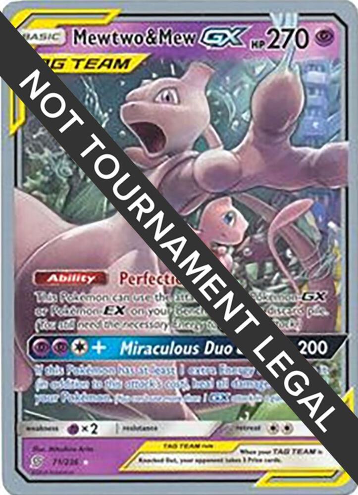 Mewtwo & Mew GX - 2019 (Henry Brand) - 71/236 Ultra Rare World Championship Decks