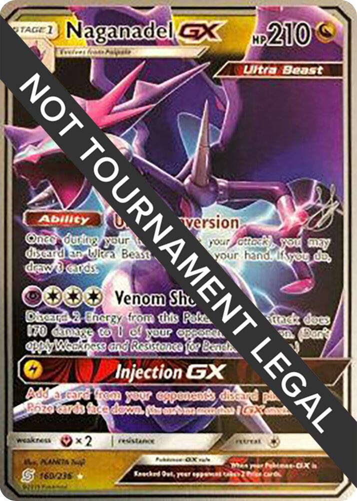 Naganadel GX - 2019 (Henry Brand) - 160/236 Ultra Rare World Championship Decks