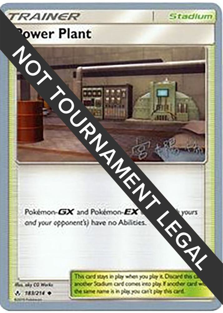 Power Plant - 2019 (Haruki Miyamoto) 183/214 Uncommon World Championship Decks Pokémon card