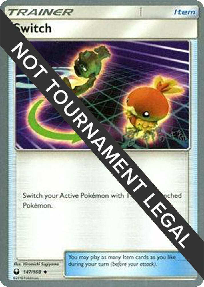 Switch - 2019 (Haruki Miyamoto) 147/168 Uncommon World Championship Decks Pokémon card
