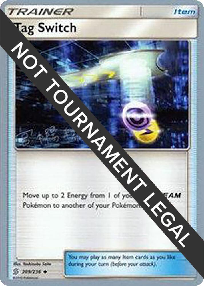Tag Switch - 2019 (Haruki Miyamoto) 209/236 Uncommon World Championship Decks Pokémon card