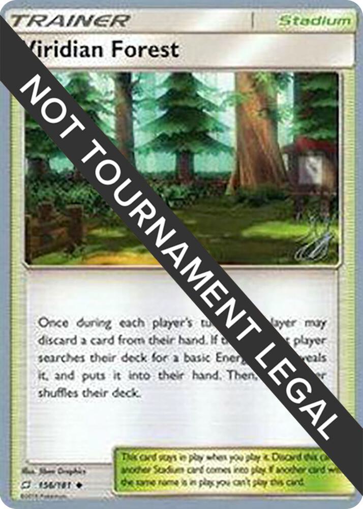 Viridian Forest - 2019 (Henry Brand) 156/181 Uncommon World Championship Decks Pokémon card