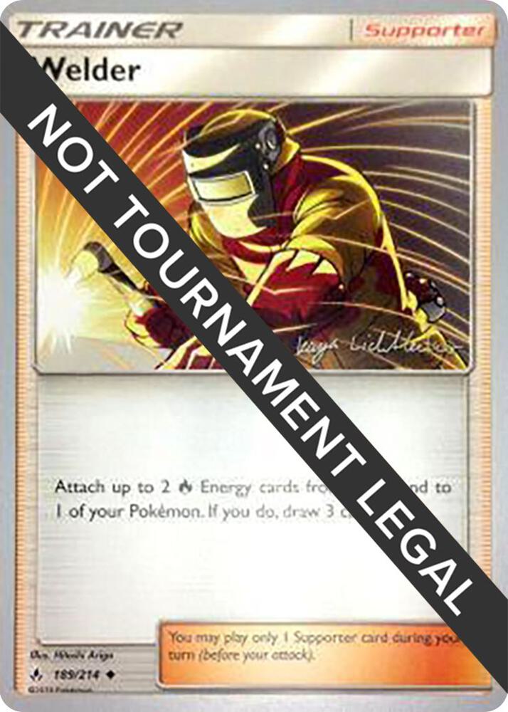 Welder - 2019 (Kaya Lichtleitner) 189/214 Uncommon World Championship Decks Pokémon card