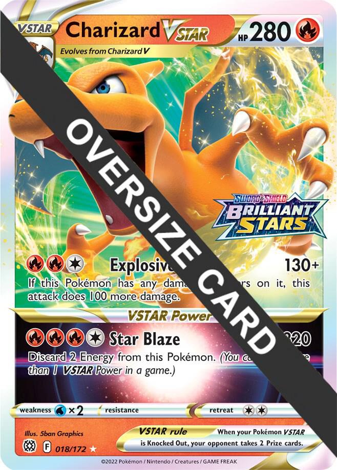 Charizard VSTAR - 018/172 Ultra Rare Jumbo Cards