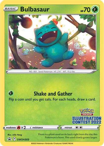Bulbasaur (Illustration Contest 2022) SWSH303 Promo Sword & Shield Promo Cards Pokémon card