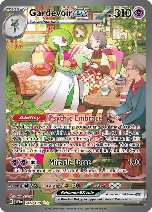Gardevoir ex - 245/198 245/198 Special Illustration Rare Scarlet & Violet Base Set Pokémon card