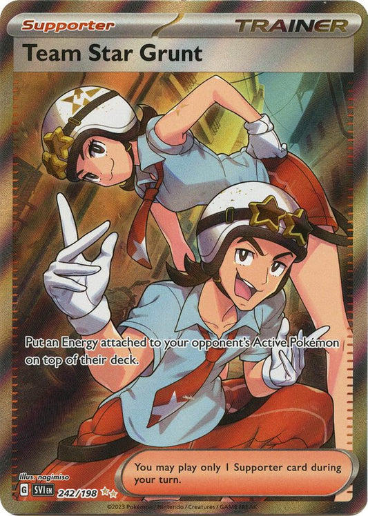 Team Star Grunt - 242/198 242/198 Ultra Rare Scarlet & Violet Base Set Pokémon card