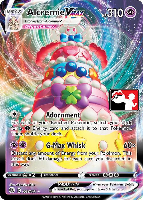 Alcremie VMAX - 023/073 023/073 Ultra Rare Prize Pack Series Cards Pokémon card