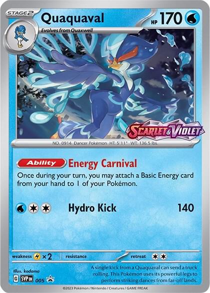 Quaquaval - 005 (Prerelease) 005 Promo Scarlet & Violet Promo Cards Pokémon card