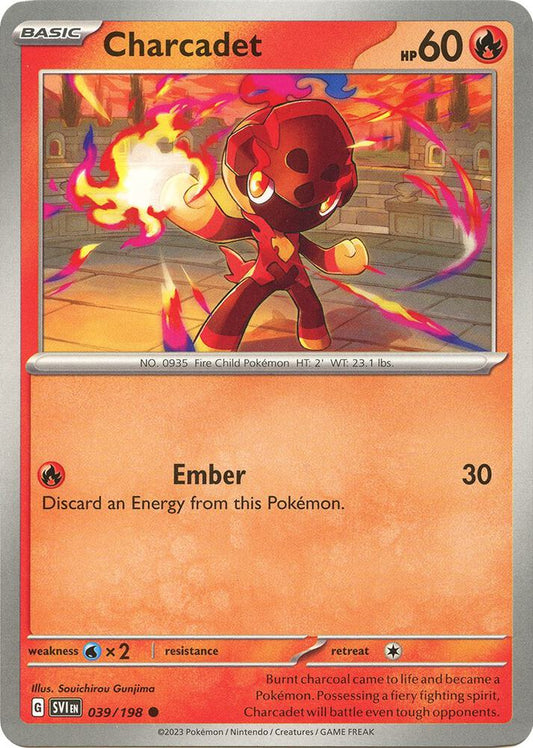 Charcadet - 039/198 039/198 Common Scarlet & Violet Base Set Pokémon card