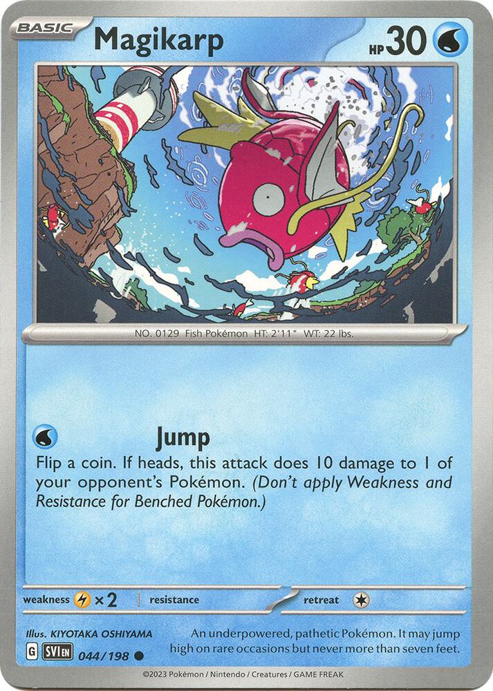 Magikarp 044/198 Common Scarlet & Violet Base Set Pokémon card