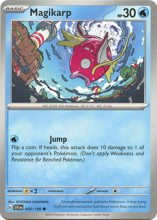 Magikarp 044/198 Common Scarlet & Violet Base Set Pokémon card