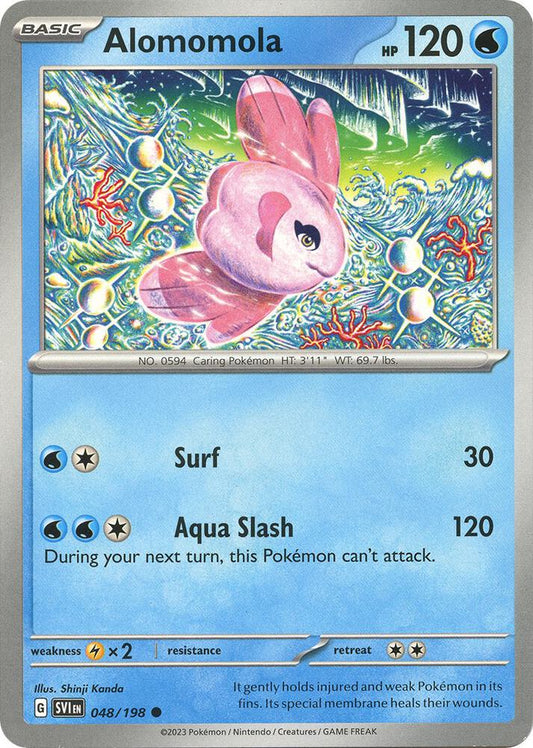 Alomomola 048/198 Common Scarlet & Violet Base Set Pokémon card