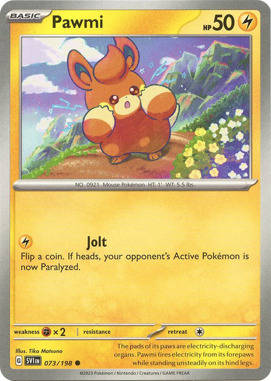 Pawmi - 073/198 073/198 Common Scarlet & Violet Base Set Pokémon card