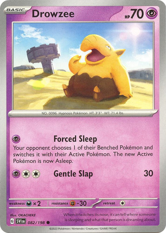 Drowzee - 082/198 082/198 Common Scarlet & Violet Base Set Pokémon card